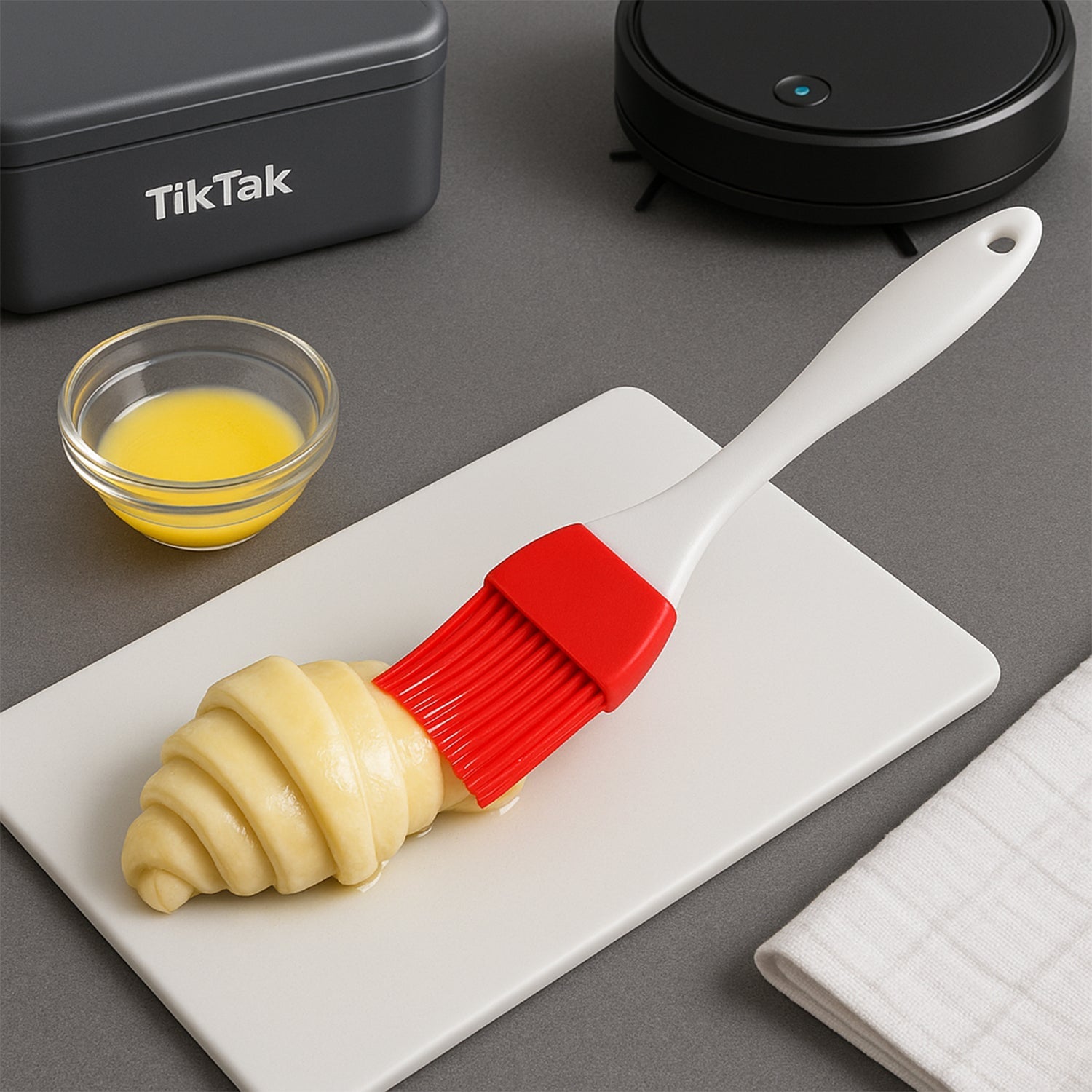 Spatula and Pastry Brush for Cake Decoration Spatula and Pastry Brush for Cake Decoration